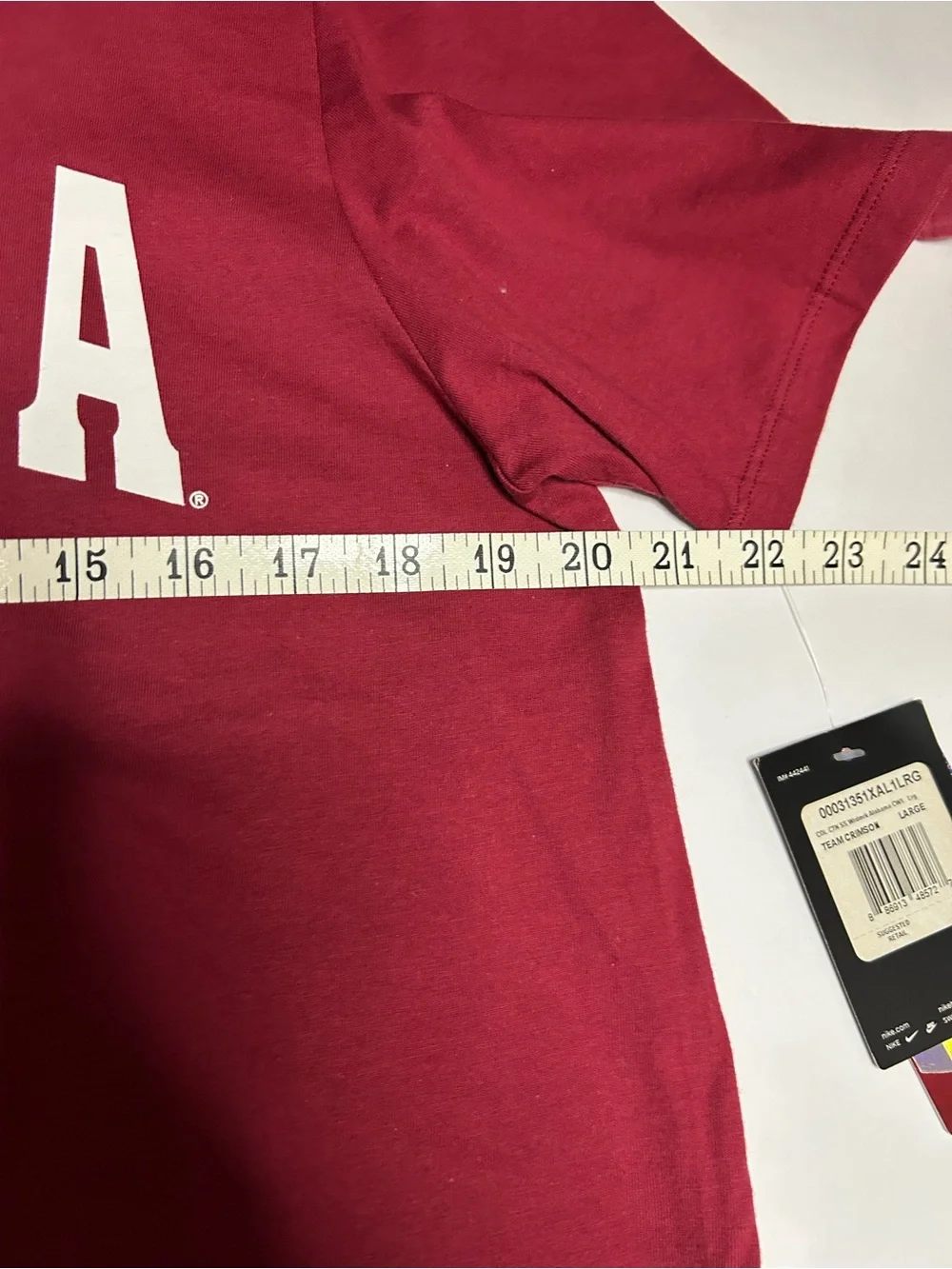 Nike Crimson 'Alabama' Short-Sleeve Crew Tee